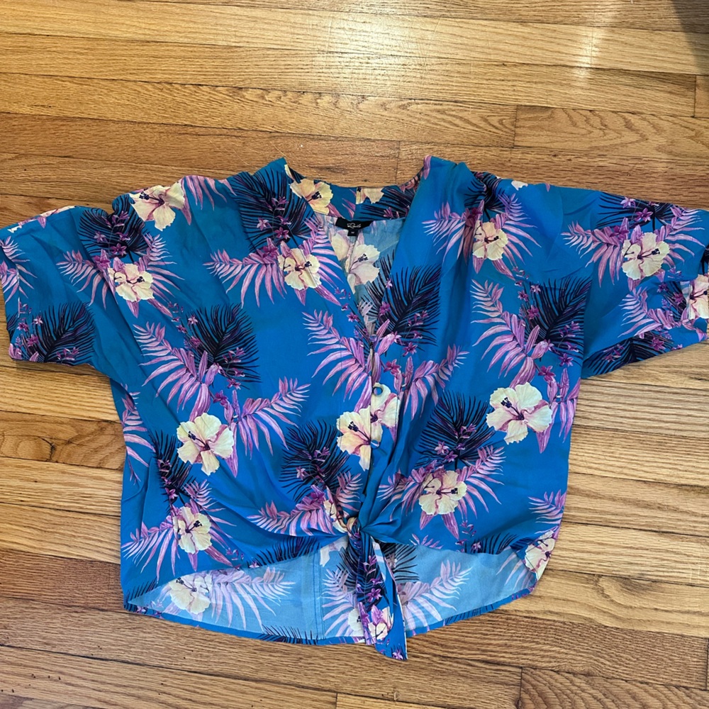 Rails Floral Button Up Blouse - image 1